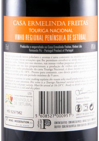 2017 Casa Ermelinda Freitas Touriga Nacional Reserva red