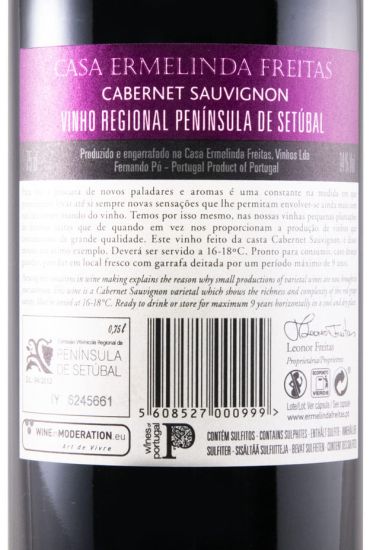 2017 Casa Ermelinda Freitas Cabernet Sauvignon Reserva tinto