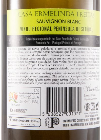 2019 Casa Ermelinda Freitas Sauvignon Blanc white