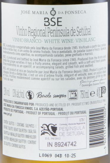 2019 José Maria da Fonseca BSE white