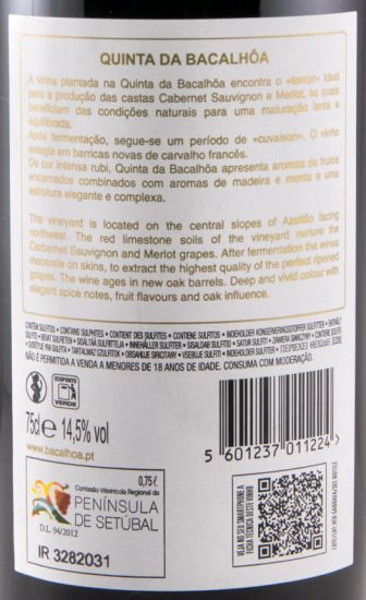 2016 Quinta da Bacalhôa tinto