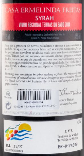 2004 Casa Ermelinda Freitas Syrah red