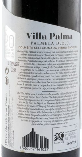 2013 Villa Palma red
