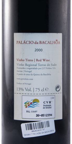 2000 Palácio da Bacalhôa tinto