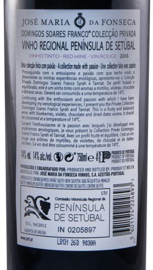 2016 DSF Syrah e Tannat Colecção Privada Limited Edition tinto
