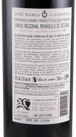 2017 Domingos Soares Franco Colecção Privada Cabernet Sauvignon red