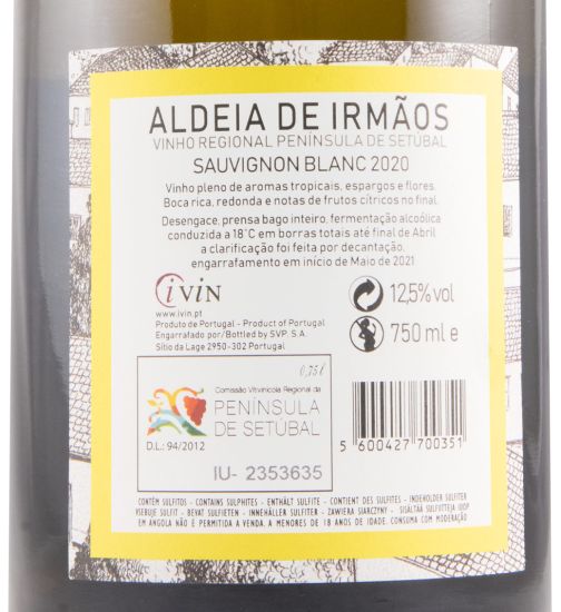 2020 Aldeia de Irmãos Sauvignon Blanc branco