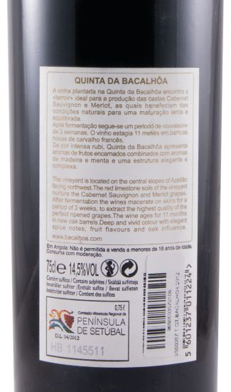 2012 Quinta da Bacalhôa red