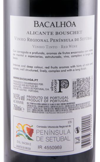 2017 Bacalhôa Alicante Bouschet red