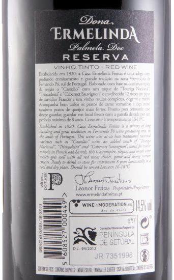 2020 Dona Ermelinda Reserva tinto