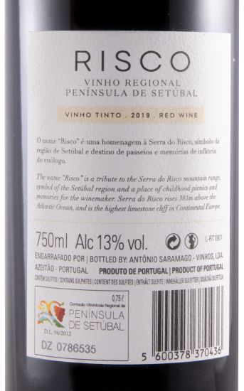 2019 António Saramago Risco red