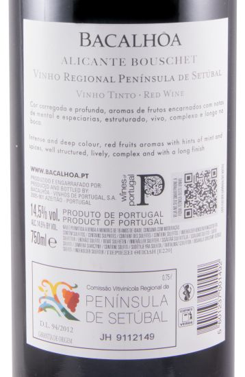 2018 Bacalhôa Alicante Bouschet tinto