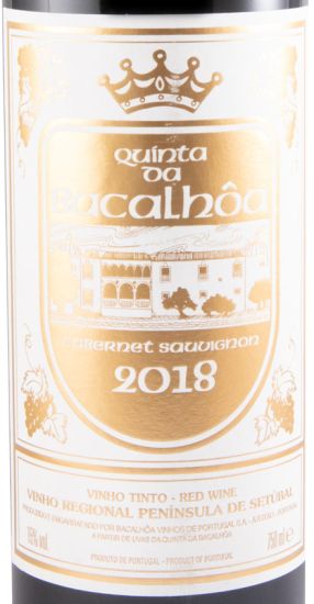 2018 Quinta da Bacalhôa Cabernet Sauvignon tinto