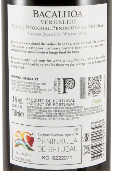 2022 Bacalhôa Verdelho branco