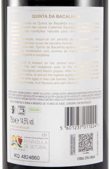 2020 Quinta da Bacalhôa red