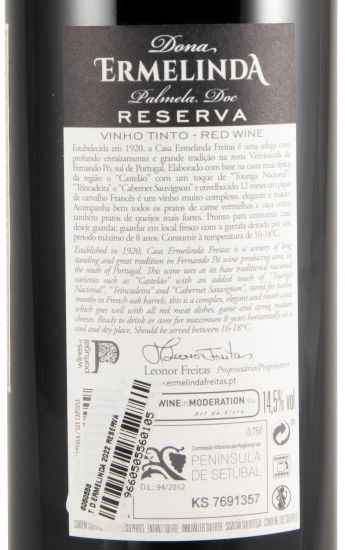 2022 Dona Ermelinda Reserva tinto