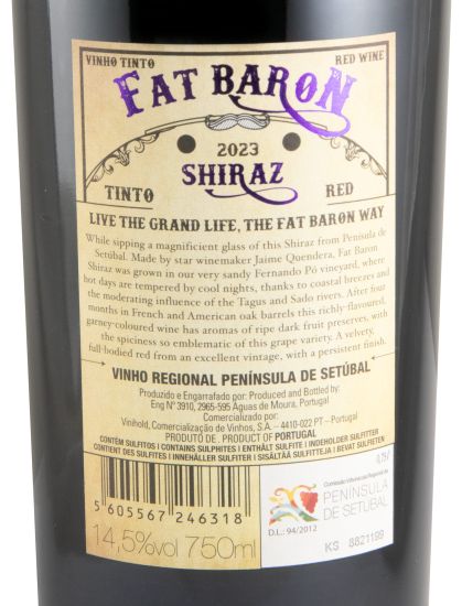 2023 Casa Ermelinda Freitas Fat Baron Shiraz tinto