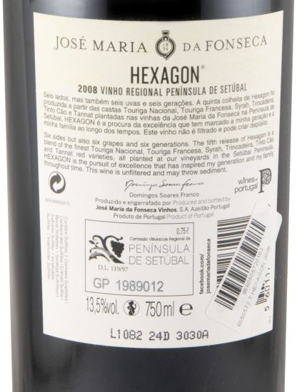 2008 José Maria da Fonseca Hexagon tinto