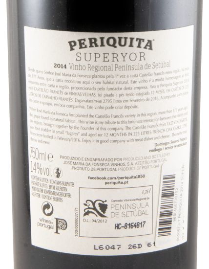 2014 José Maria da Fonseca Periquita Superior tinto