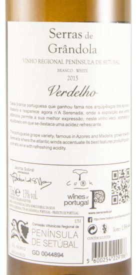 2015 Serras de Grândola Vinho da Mina Verdelho white