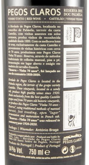 2021 Pegos Claros Castelão Vinhas Velhas Reserva red