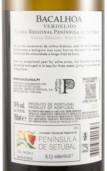 2023 Bacalhôa Verdelho branco