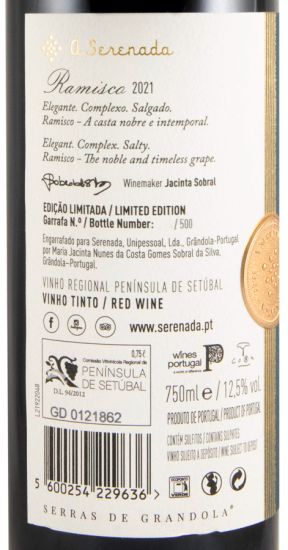 2021 A Serenada Ramisco Edição Limitada tinto