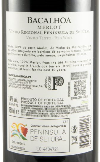 2022 Bacalhôa Merlot tinto