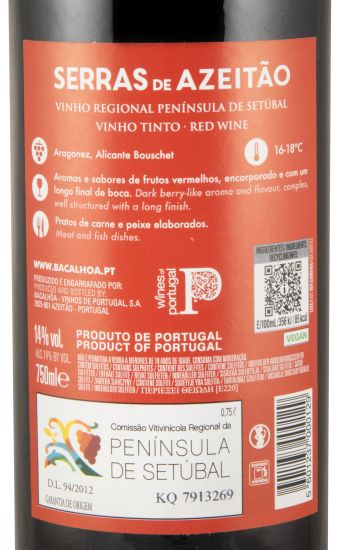 2023 Serras de Azeitão red