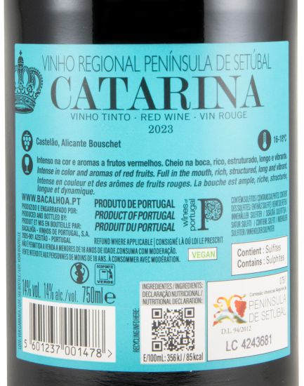 2023 Bacalhôa Catarina red