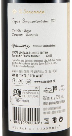 2022 Cepas Cinquentenárias red