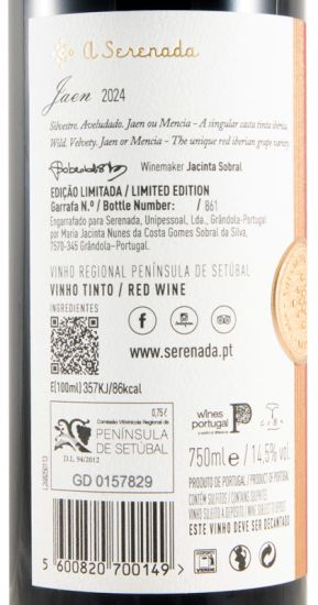 2024 A Serenada Jaen Limited Edition red