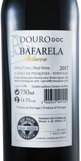 2017 Bafarela Reserva red