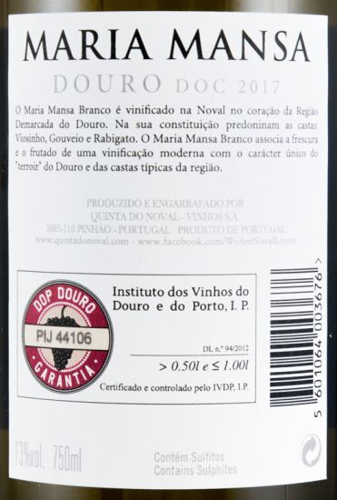 2017 Quinta do Noval Maria Mansa branco