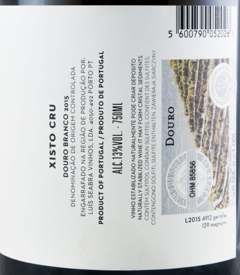 2015 Xisto Cru branco