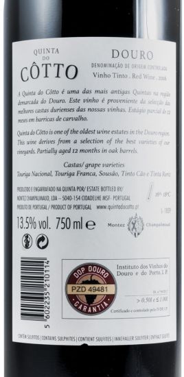 2016 Quinta do Côtto red