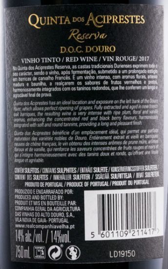2017 Quinta dos Aciprestes Reserva red
