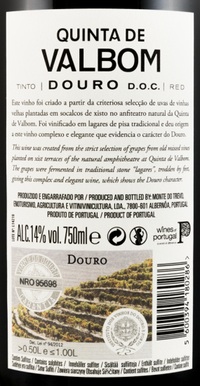 2012 Quinta de Valbom red