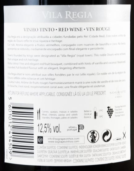 2016 Vila Regia red