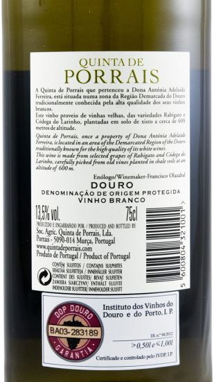 2017 Casa Santos Lima Quinta de Porrais white