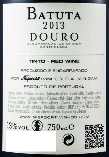 2013 Niepoort Batuta tinto
