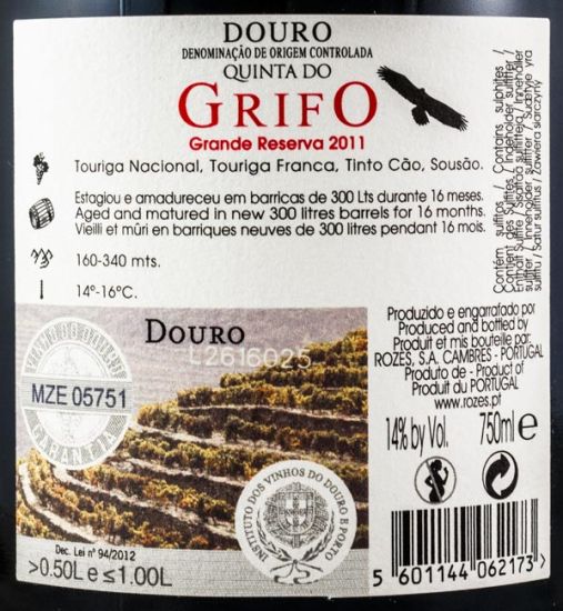 2011 Quinta do Grifo Grande Reserva red