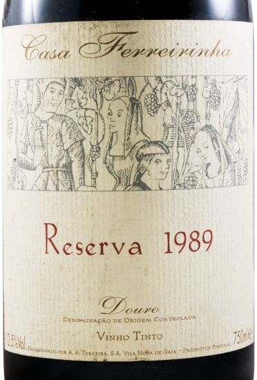 1989 Casa Ferreirinha Reserva red