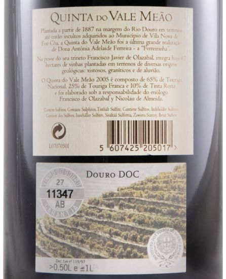 2005 Quinta do Vale Meão red