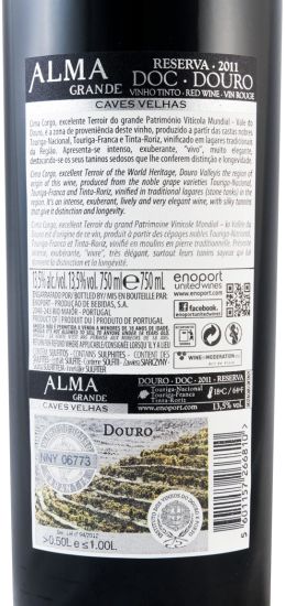 2011 Almagrande Touriga Nacional Reserva tinto
