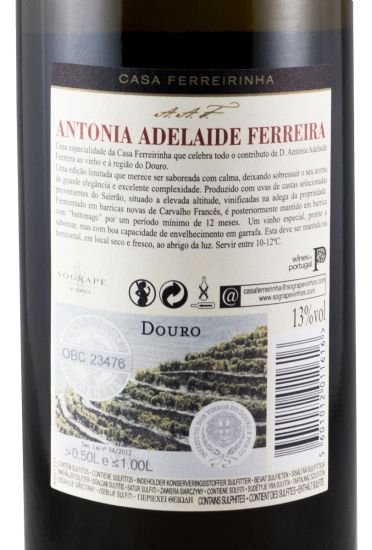2014 Casa Ferreirinha Antonia Adelaide Ferreira branco