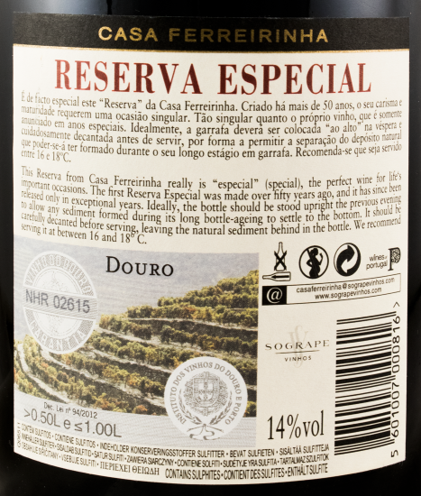 2007 Casa Ferreirinha Reserva Especial tinto