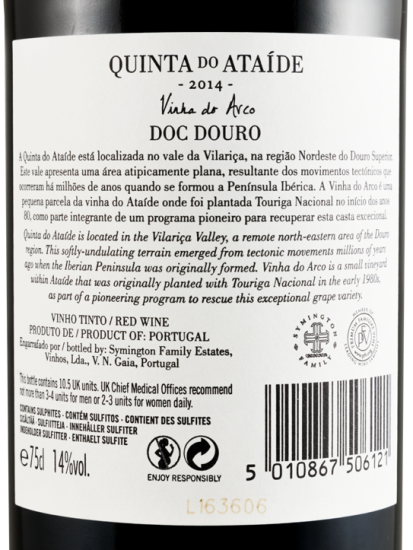 2014 Quinta do Ataíde Vinha do Arco red