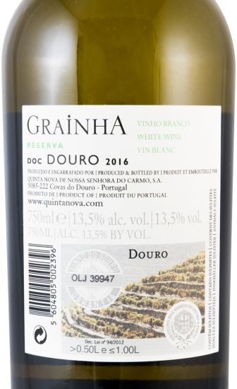 2016 Quinta Nova Grainha Reserva branco