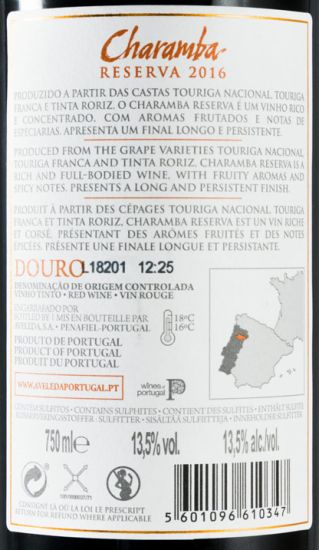 2016 Charamba Reserva red